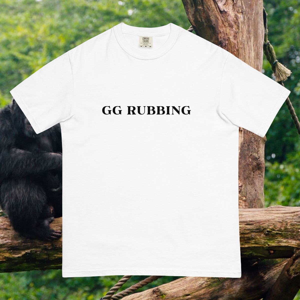 "GG RUBBING" shirt