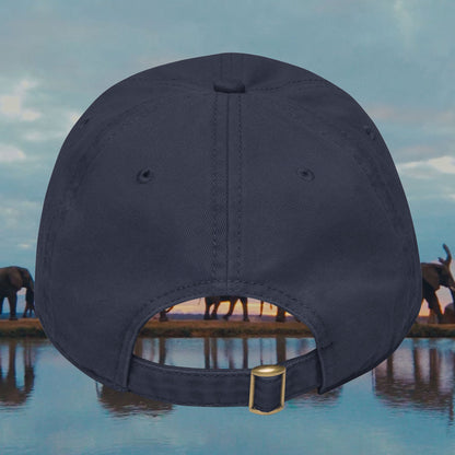 "GG RUBBING" cap, navy